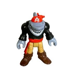 Fisher Price Imaginext Black Shirt Shark From Sharks Vs Pirates Blind Bag Figure
